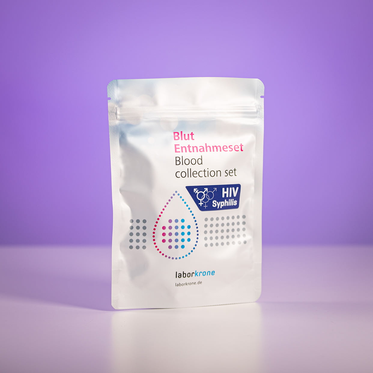 STI-Test  HIV und Syphilis (Lues) - Selbstentnahmeset disket zuhause   LABCON-OWL