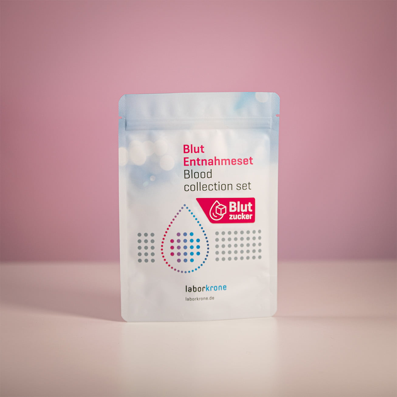 HbA1c Selbsttest Set zur Bestimmung des Langzeitblutzuckers zuhause mit Laboranalyse